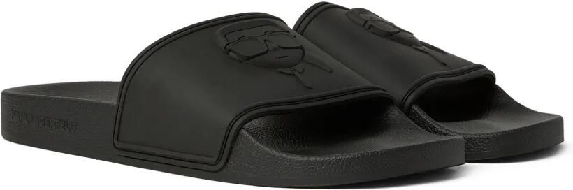 Karl Lagerfeld Kondo II Ikon Relief slippers Zwart - Foto 5