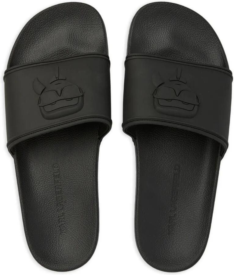 Karl Lagerfeld Kondo II Ikon Relief slippers Zwart - Foto 2