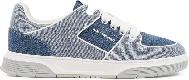 Karl Lagerfeld Kourtney denim sneakers Blauw