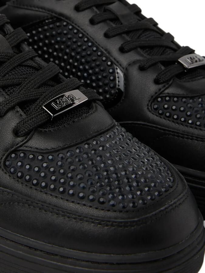 Karl Lagerfeld Kourtney Krust sneakers met stras Zwart - Foto 2