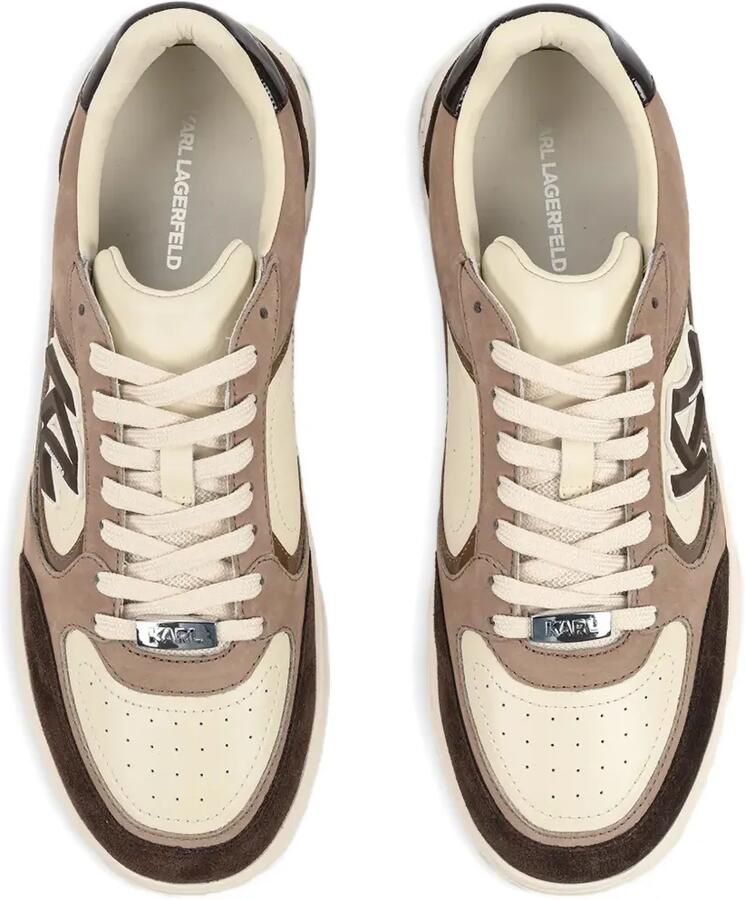 Karl Lagerfeld Kourtney sneakers met vlakken en logopatch Bruin - Foto 2