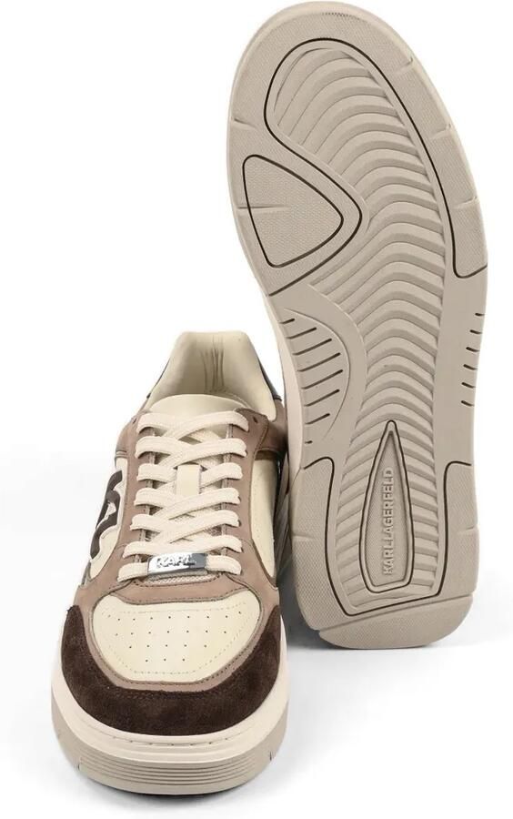 Karl Lagerfeld Kourtney sneakers met vlakken en logopatch Bruin - Foto 3