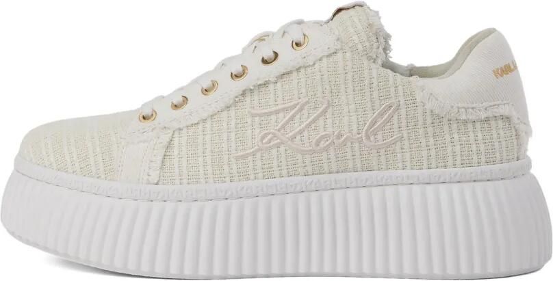 Karl Lagerfeld Kreeper naadloze sneakers Beige
