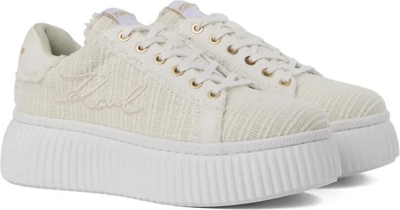 Karl Lagerfeld Kreeper naadloze sneakers Beige - Foto 4