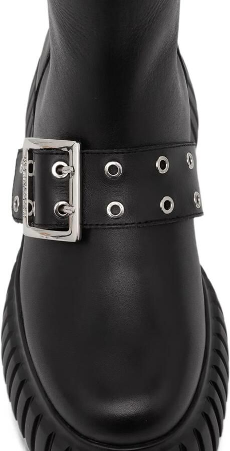 Karl Lagerfeld Kreeper wedge tri-buckle boots Zwart - Foto 2