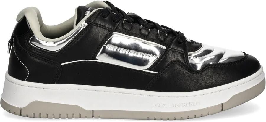 Karl Lagerfeld Krew metallic sneakers Zwart
