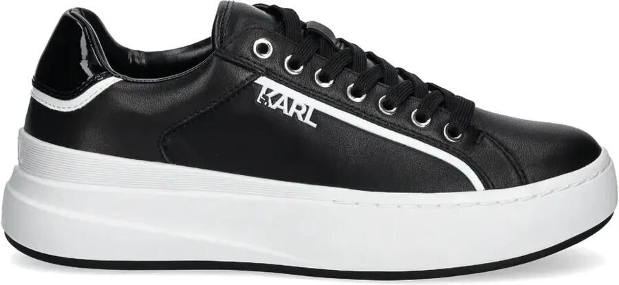 Karl Lagerfeld Kronos Lo Lace sneakers Zwart