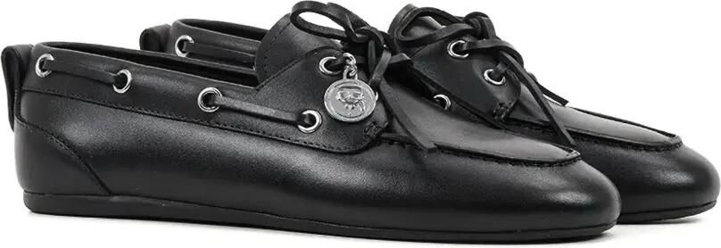 Karl Lagerfeld Leren bootschoenen met veters Zwart - Foto 5