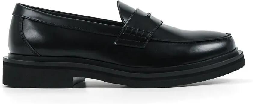 Karl Lagerfeld Leren loafers Zwart