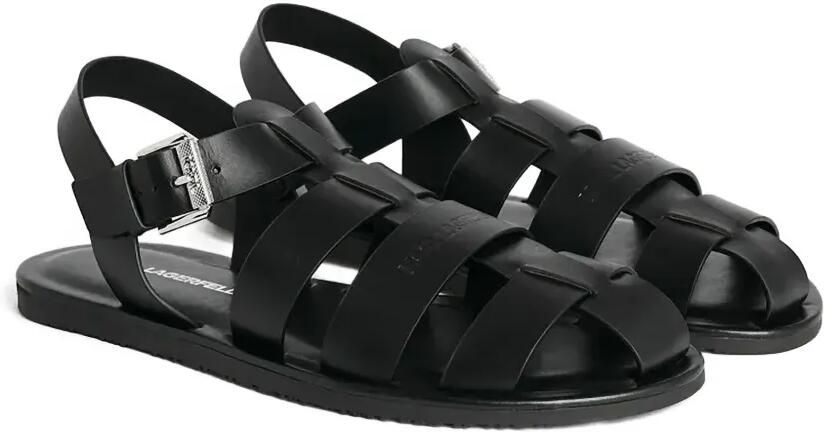 Karl Lagerfeld Leren sandalen Zwart - Foto 4
