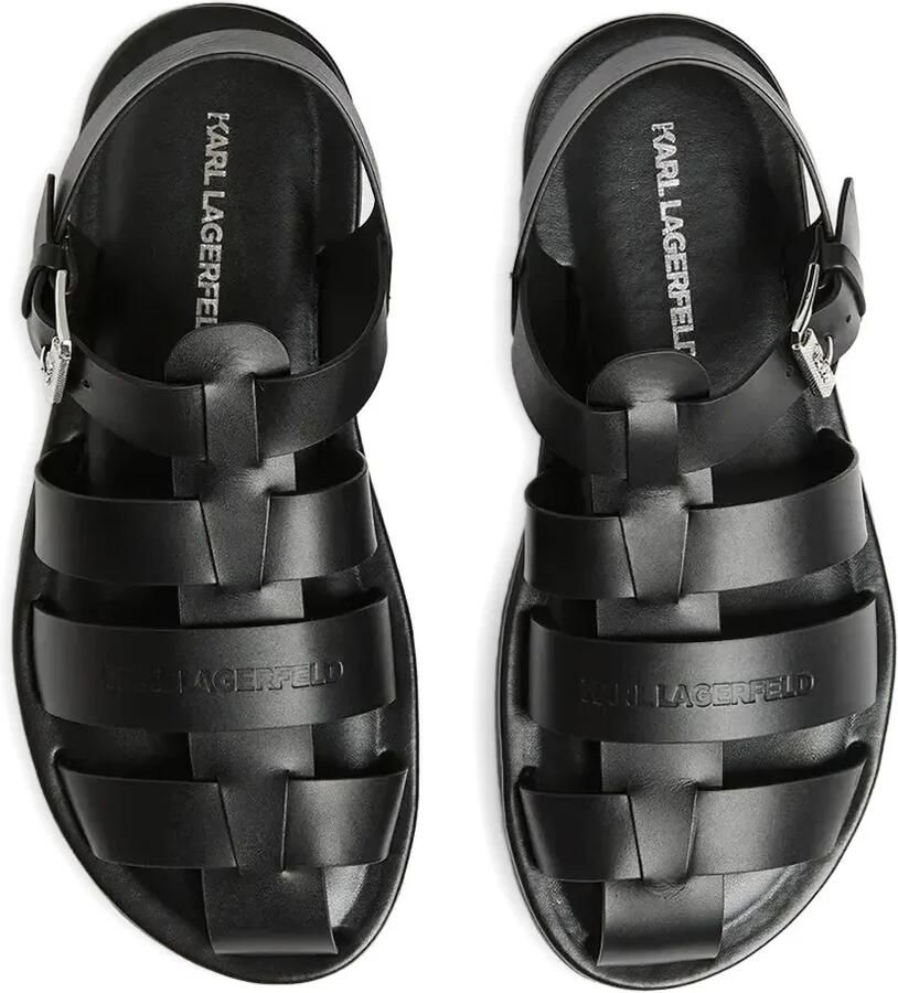 Karl Lagerfeld Leren sandalen Zwart - Foto 2