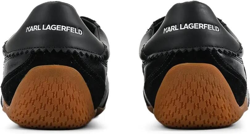 Karl Lagerfeld Leren sneakers met vlakken Zwart - Foto 4