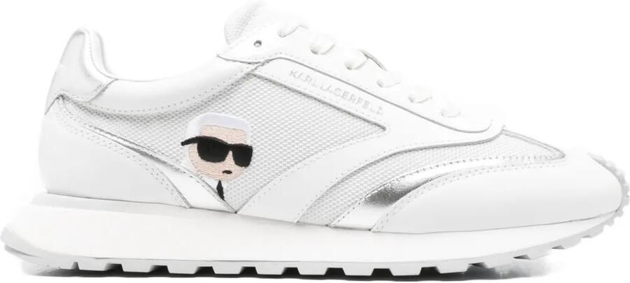 Karl Lagerfeld Leren sneakers Wit