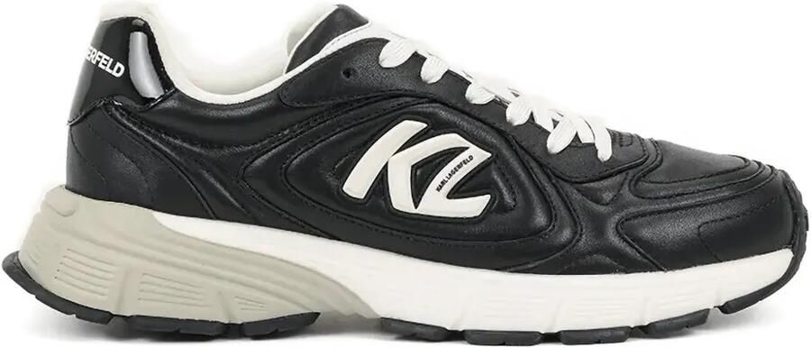 Karl Lagerfeld Leren sneakers Zwart