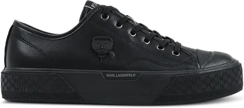Karl Lagerfeld Leren sneakers Zwart