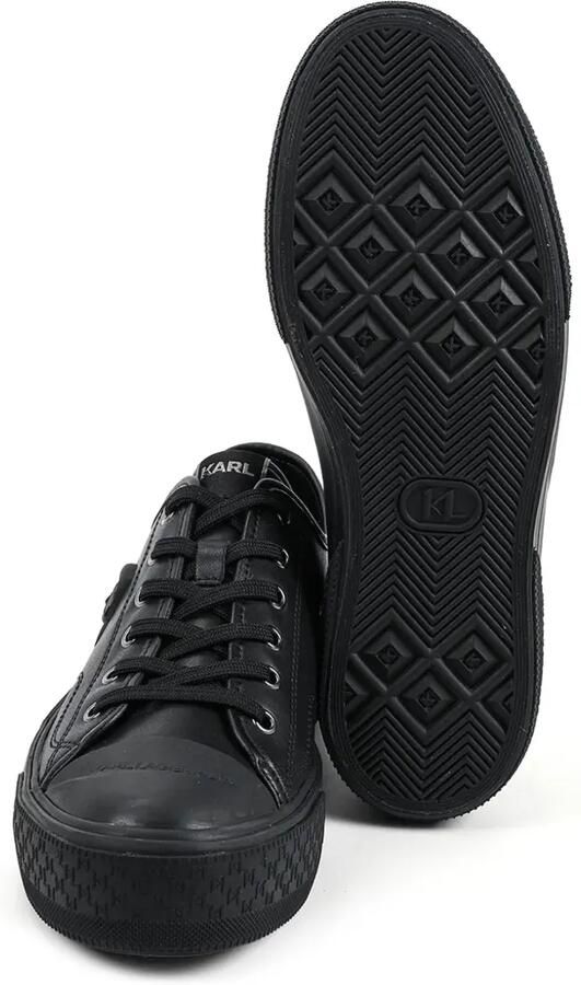 Karl Lagerfeld Leren sneakers Zwart - Foto 3