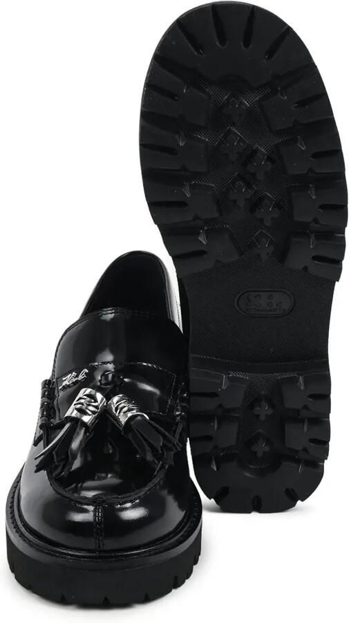 Karl Lagerfeld Loafers met profielzool en kwastdetail Zwart - Foto 2