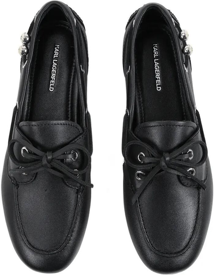 Karl Lagerfeld Loafers verfraaid met parel Zwart - Foto 2