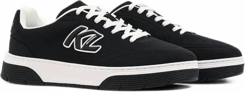 Karl Lagerfeld logo-patch lace-up sneakers Zwart - Foto 5