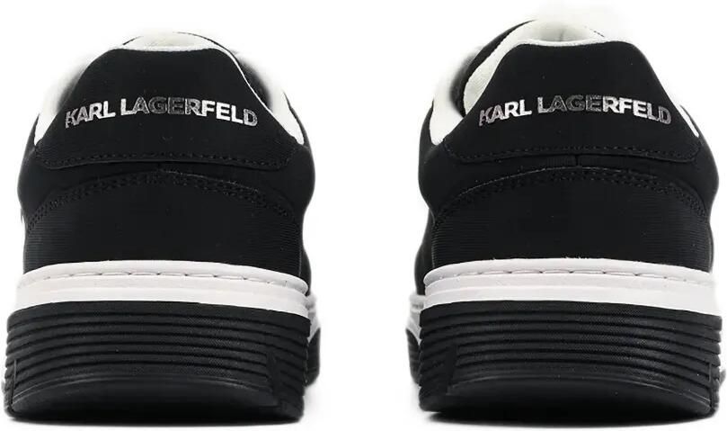 Karl Lagerfeld logo-patch lace-up sneakers Zwart - Foto 4
