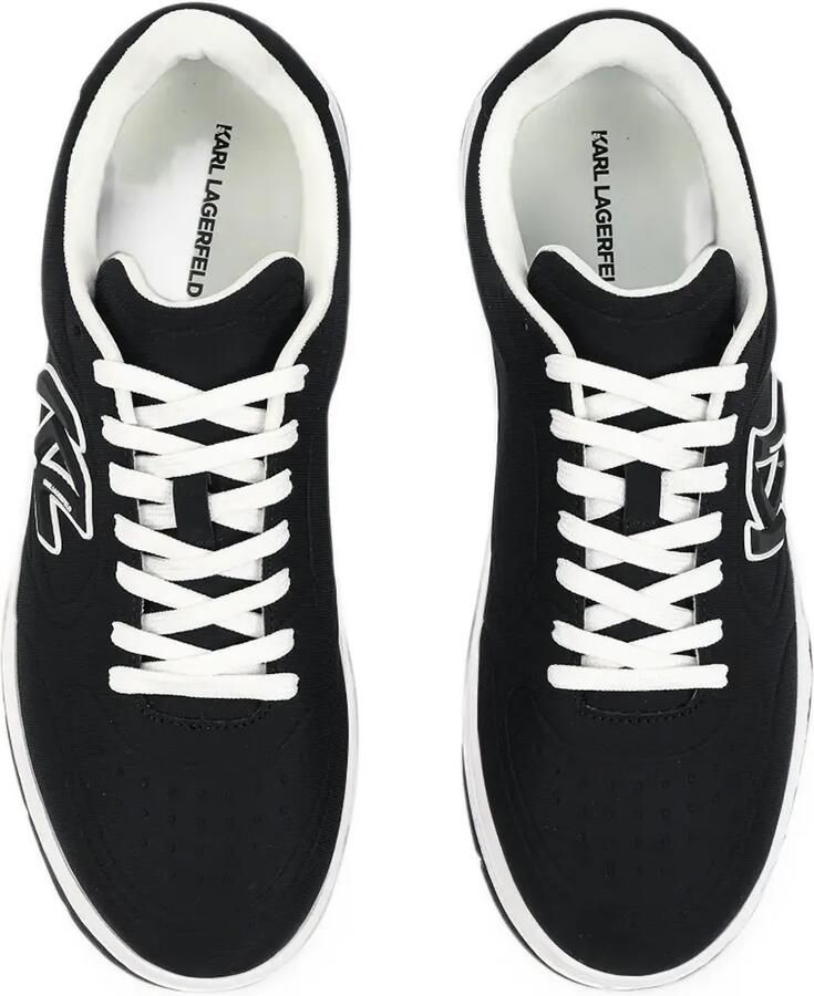 Karl Lagerfeld logo-patch lace-up sneakers Zwart - Foto 2