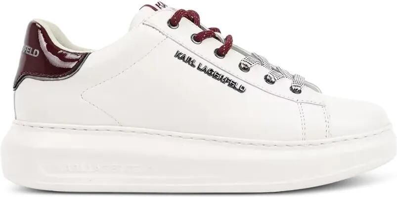 Karl Lagerfeld logo-plaque chunky sneakers Wit