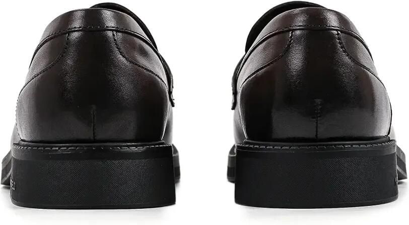 Karl Lagerfeld Leren loafers met logoplakkaat Bruin - Foto 4