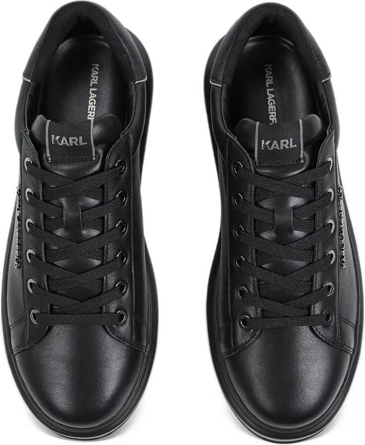 Karl Lagerfeld logo-plaque leather sneakers Zwart - Foto 2