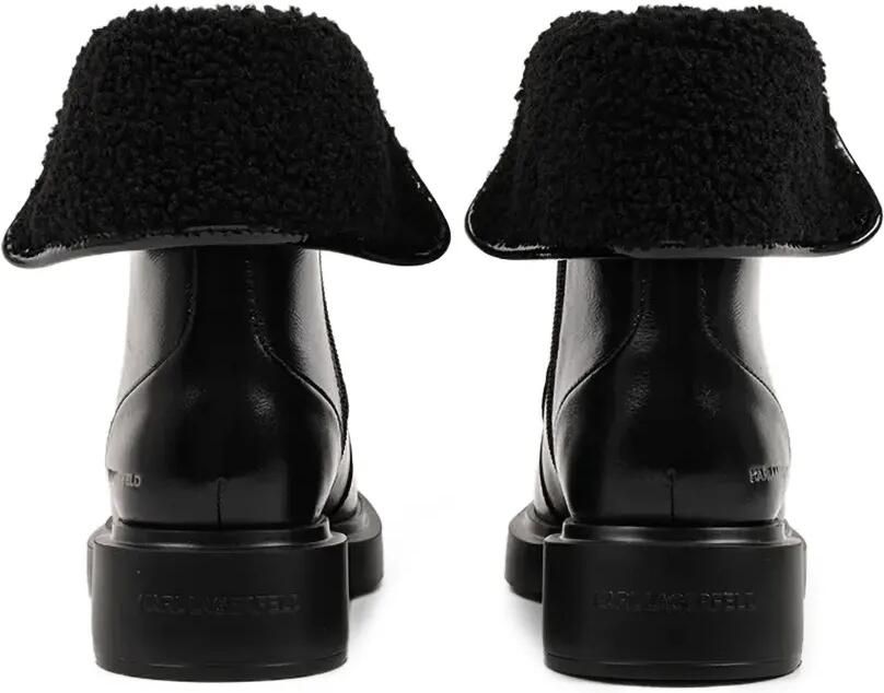 Karl Lagerfeld Macie laarzen met imitatielamswol en logo Zwart - Foto 4