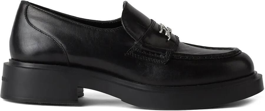 Karl Lagerfeld Macie Signia loafers verfraaid met stras Zwart