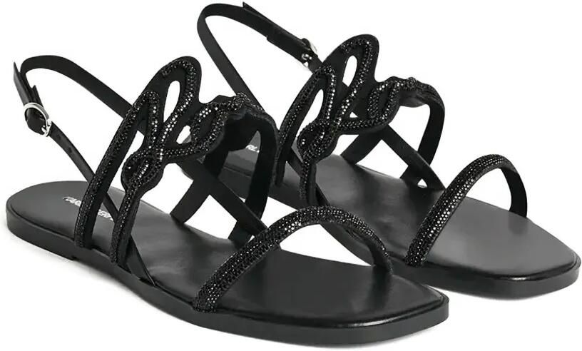 Karl Lagerfeld Olympia sandalen met kralen en bandjes Zwart - Foto 4