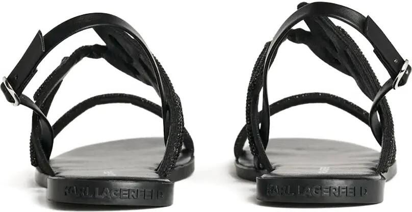 Karl Lagerfeld Olympia sandalen met kralen en bandjes Zwart - Foto 5