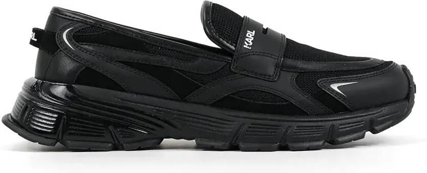 Karl Lagerfeld Orion loafers met logoplakkaat Zwart