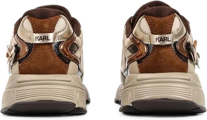 Karl Lagerfeld Orion sneakers met bloemenafwerking Beige - Foto 4