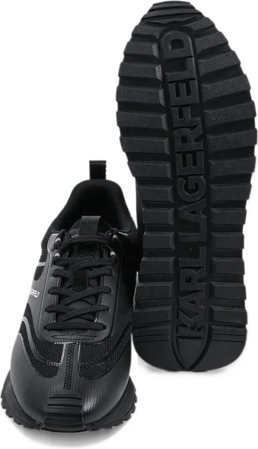 Karl Lagerfeld panelled logo-print sneakers Zwart - Foto 3