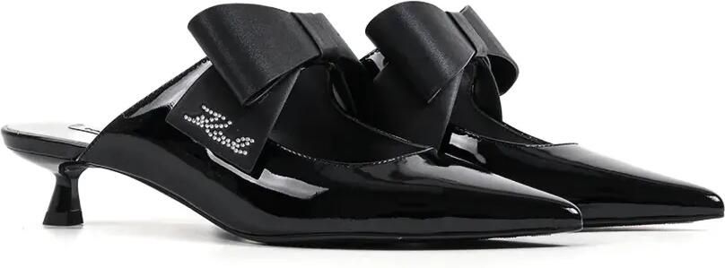 Karl Lagerfeld Pasha gelakte pumps Zwart
