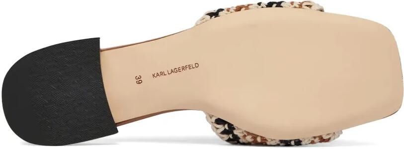 Karl Lagerfeld Petalo II gehaakte slippers Beige - Foto 4