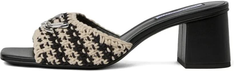 Karl Lagerfeld Plaza II gehaakte sandalen Zwart
