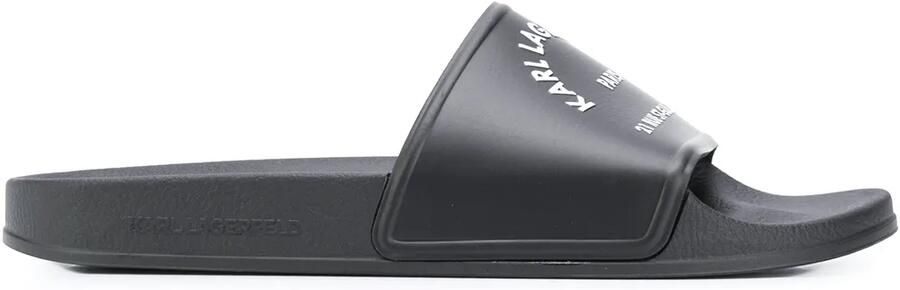 Karl Lagerfeld Rue St. Guillaume slippers Zwart