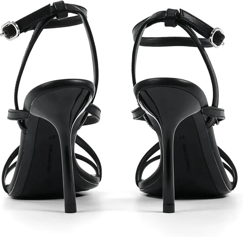 Karl Lagerfeld Sandalen met logobandje Zwart - Foto 3