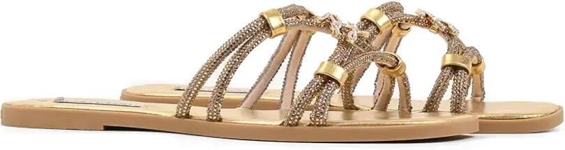 Karl Lagerfeld Sandalen verfraaid met kristallen Goud - Foto 5
