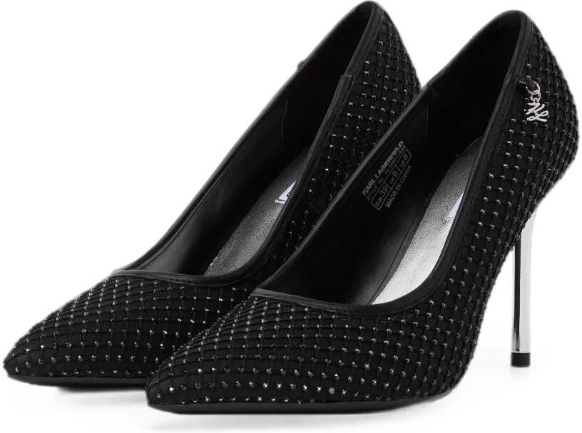 Karl Lagerfeld Sarabande pumps met edelsteen Zwart - Foto 5