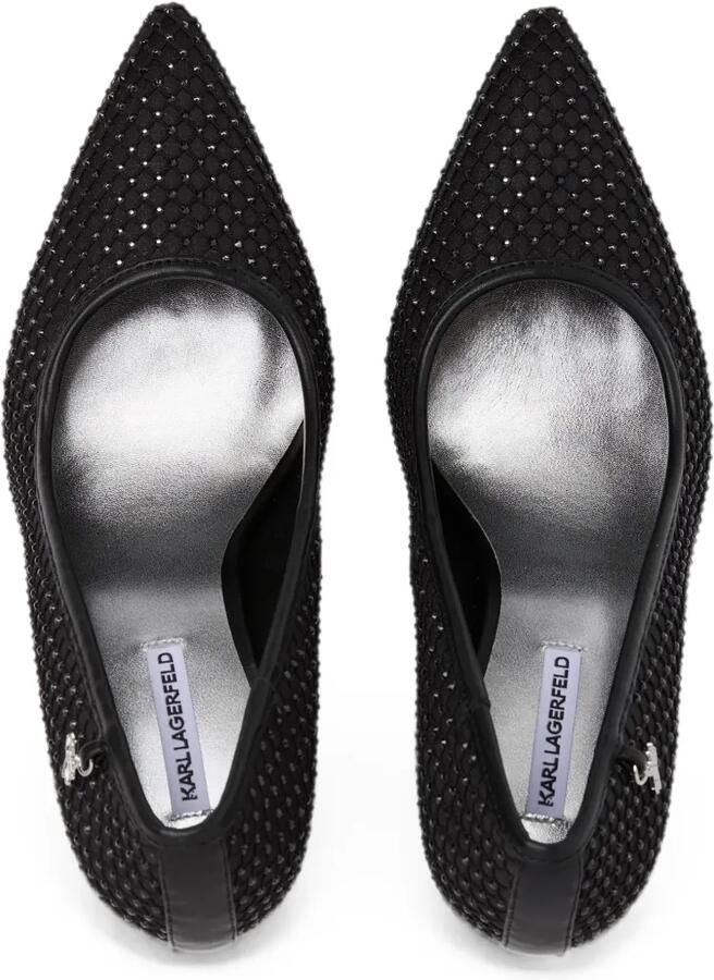 Karl Lagerfeld Sarabande pumps met edelsteen Zwart - Foto 4