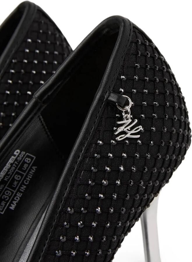 Karl Lagerfeld Sarabande pumps met edelsteen Zwart - Foto 3
