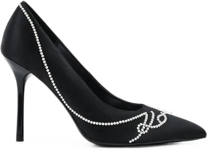 Karl Lagerfeld Sarabande pumps verfraaid met imitatieparels Zwart