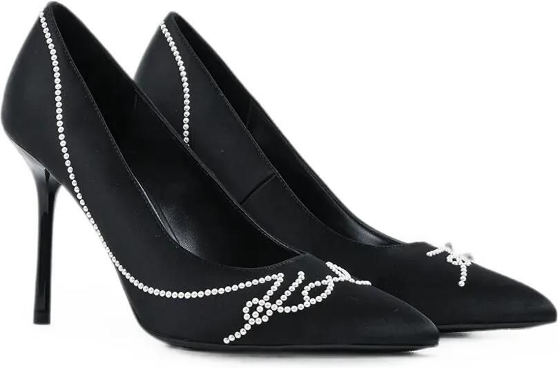 Karl Lagerfeld Sarabande pumps verfraaid met imitatieparels Zwart - Foto 5