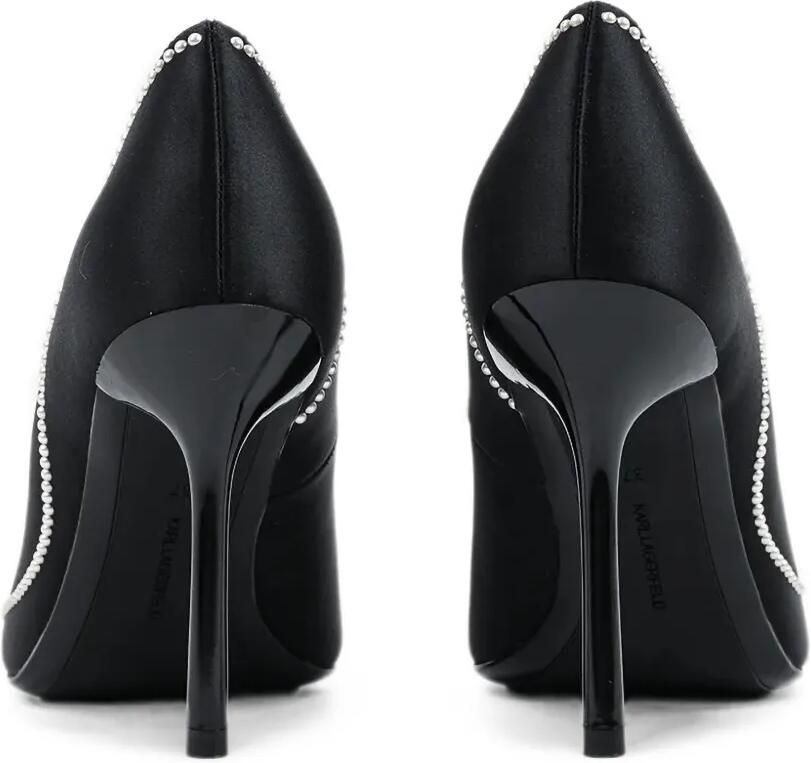 Karl Lagerfeld Sarabande pumps verfraaid met imitatieparels Zwart - Foto 2