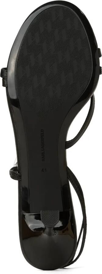 Karl Lagerfeld Sienna leren sandalen Zwart - Foto 4