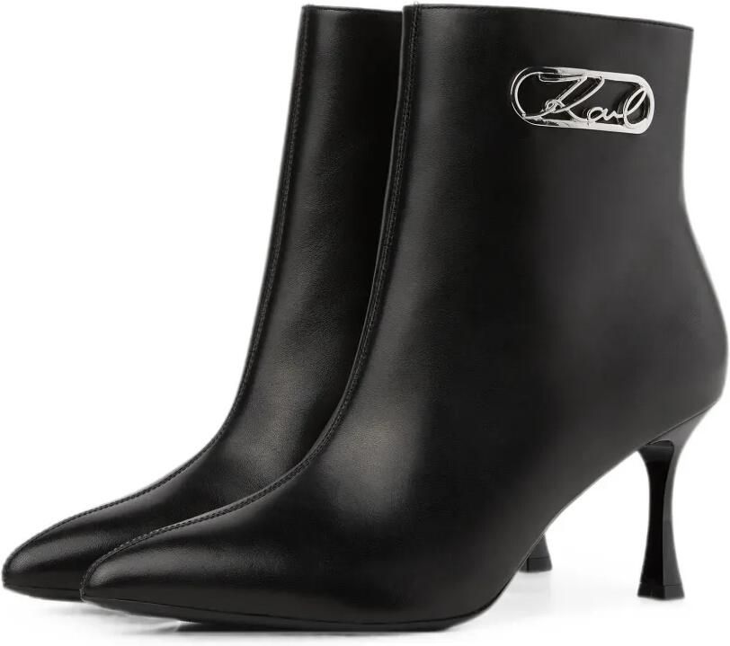 Karl Lagerfeld Sienna Signia enkellaarzen Zwart - Foto 4