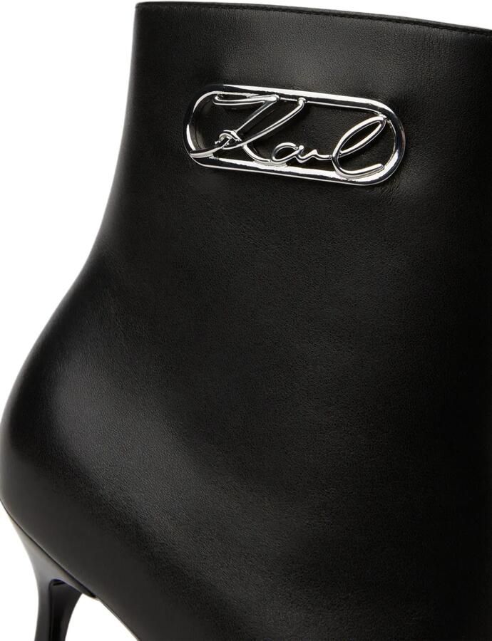 Karl Lagerfeld Sienna Signia enkellaarzen Zwart - Foto 2